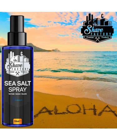 the shave factory Ocean - Sea Salt Spray Salt Water Spray Hair Salt Spray for Hair Volume Spray Texture Spray Hair (2 x 250 ml (8.45 Floz)) - Buy Online on GoSupps.com