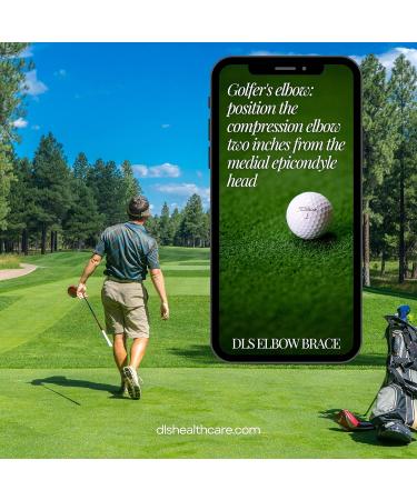 Elbow Brace for Tendonitis & Tennis Elbow Relief | Unisex Elbow Sleeve & Pads for Optimal Support - Buy Online on GoSupps.com