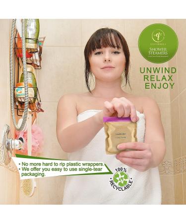 Eco-Formula Essential Oil Shower Steamer Set - Citrus Lavender Eucalyptus Rose Aromatherapy Tablets for Relaxation - Men and Women - Buy Online on GoSupps.com