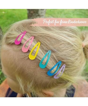Paper Dragons 200 Hair Clips & Ties | Durable Hair Accessories for Fine & Long Hair | Children's Spectacle Storage Box | Multi-Color Options - Buy Online on GoSupps.com