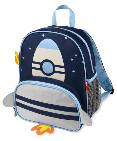 Skip Hop Sparks Kid's Backpack, Kindergarten Ages 3-4, Rocket Little Kid Backpack Rocket