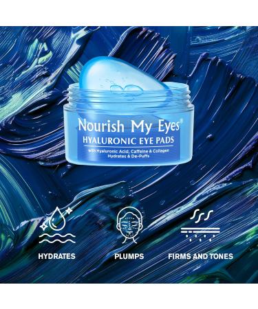 Fran Wilson Nourish My Eyes Eye Pads - Soothe Tired Eyes Reduce Puffiness & Dark Circles hydrates the skin around the eyes - 36 Count - Cooling & Refreshing Instantly (Hyaluronic) - Buy Online on GoSupps.com