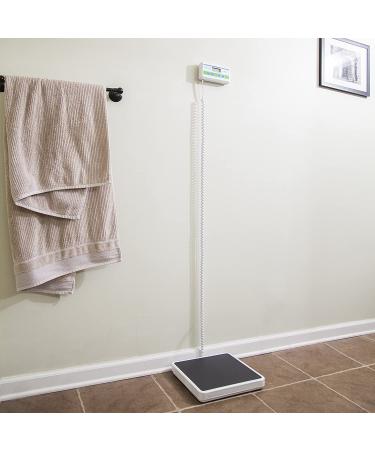 Medical Grade Portable Floor Scale - Easy-to-Read Digital Display - Heavy Duty for Home, Hospital & Physician Use - Pound & Kilogram Settings - 12 x 12.5 Platform - 550 lb Limit by Patient Aid - Buy Online on GoSupps.com