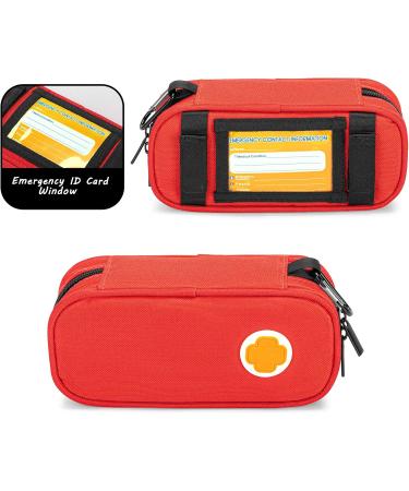 Curmio Red Cooling Bag for Insulin & Adrenaline - Travel Storage for AUVI-Q & EpiPen - Buy Online on GoSupps.com