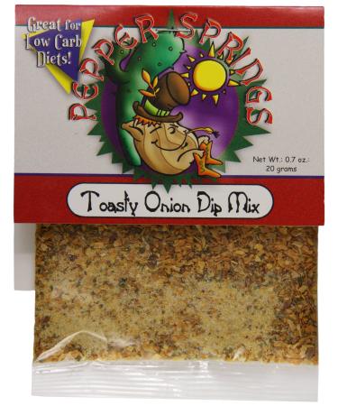 Pepper Springs Toasty Onion Dip Mix, 0.7 Ounce
