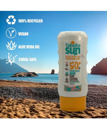  Tabaibaloe Tabaiba Sun Aloe Vera Sun Lotion 2 units (2 x 200 ml SPF50+) - Buy Online on GoSupps.com