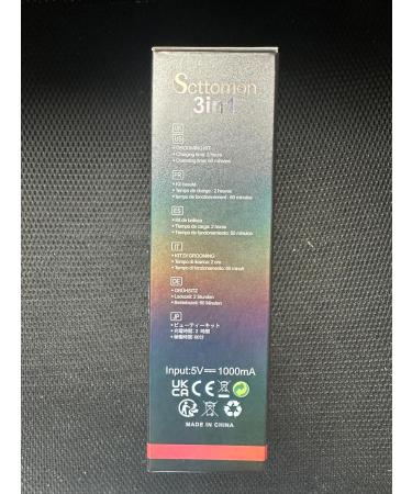 SCTTOMON 3-in-1 Waterproof Men's Body Razor & Ball Trimmer - Wireless Inguinal & Nose Hair Groomer - Buy Online on GoSupps.com