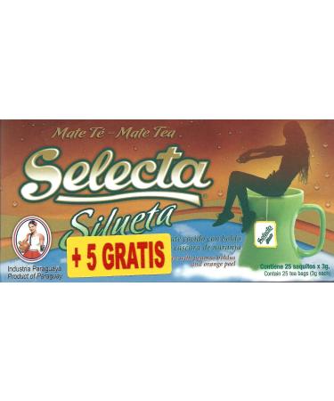 Yerba Mate Selecta Silueta en sachets