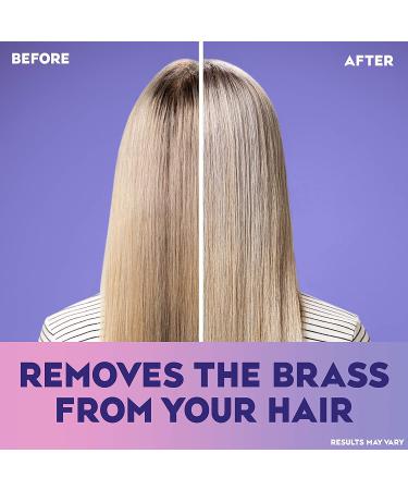 OGX Blonde Enhanced Purple Toning Shampoo 13oz - Brighten & Tone Your Blonde Hair - Buy Online on GoSupps.com