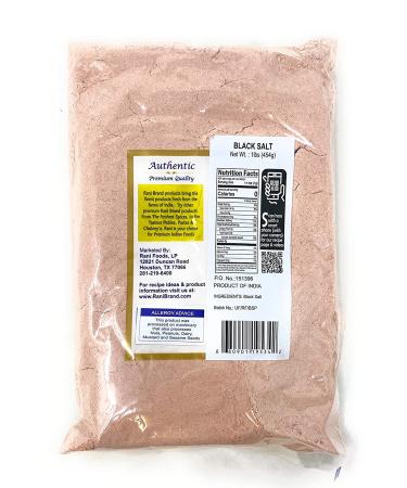 Rani Black Salt Powder (Kala Namak) 16oz - Unrefined & Natural | Vegan | NON-GMO - Indian Origin | Perfect for Tofu Scramble | 1lb (454g) Pack - Buy Online on GoSupps.com