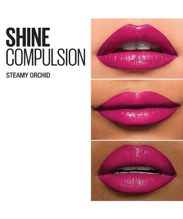 Maybelline New York Color Sensational Shine Compulsion Lipstick - Steamy Orchid 0.1 Ounce - Buy Online on GoSupps.com