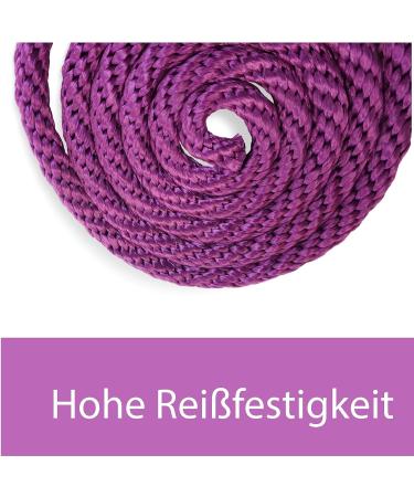Stylish Lead Rope for Horses Ponies & Goats - Durable Tie Rope in Purple Designs | Shop Now! - Buy Online on GoSupps.com