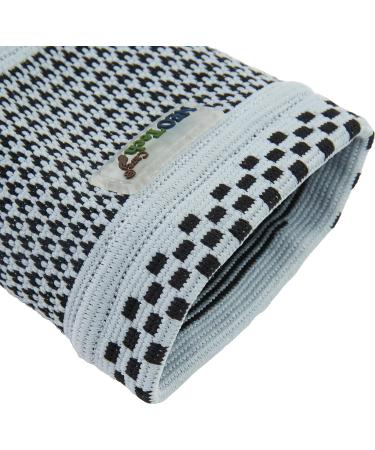 NeoTech Care Bamboo Wrist Band - Elastic & Breathable for Sports - Grey, Medium - 1 Pack - Buy Online on GoSupps.com