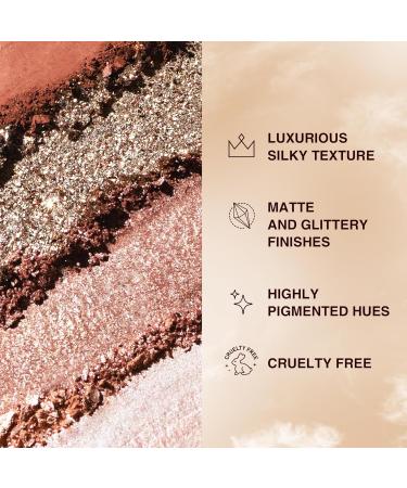 Buy Makeup Eyeshadow Palette Money Mantra - 12 Blendable Shades High Pigment Matte & Glitter Finishes - International Shipping Available - Buy Online on GoSupps.com