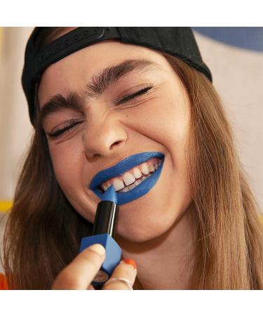 3INA Makeup Blue Lipstick 845 - Long Lasting Matte Lip Colour with Vitamin E & Shea Butter - Vegan & Cruelty Free - Buy Online on GoSupps.com