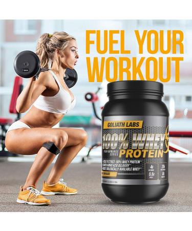 Goliath Labs Whey Protein (10 lbs, Strawberry) Strawberry 10 Pound (Pack of 2) - Buy Online on GoSupps.com