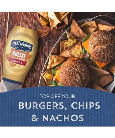 Hellmann's 100% Recyclable Cheese Flavor Condiment - Gluten Free Cheese Sauce - Vegetarian Friendly - 250ml - Buy Online on GoSupps.com