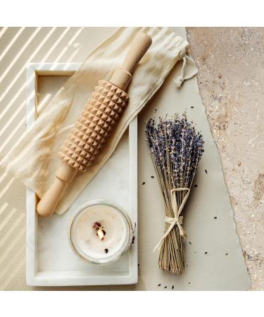 Creative Home Massage Roller with Handle | Maderotherapy Device for Lymphatic Drainage & Body Tightening | Anti-Cellulite Massage Scooter for Thighs Buttocks & Feet | 28.5 x 4.5 cm - Buy Online on GoSupps.com