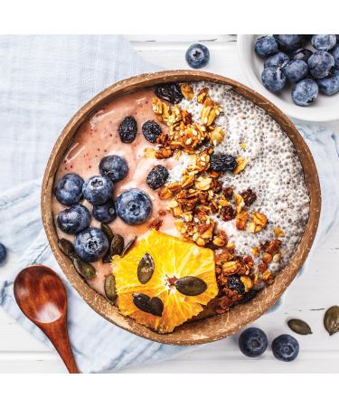 Yupik Raw White Chia Seeds 1 kg Gluten-Free Kosher Vegan Natural Seeds Plant-Based Superfood Rich in Fiber Source of Omega-3 Ideal for Chia Pudding & Smoothies Gels Easily Chia Seeds 1 kg - Buy Online on GoSupps.com