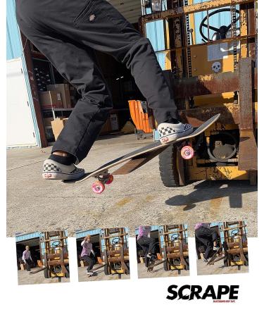 Scrape Tape Black Shortboard Skateboard Grip Tape Sheet - 9 x 33 | Standard Size - Buy Online on GoSupps.com