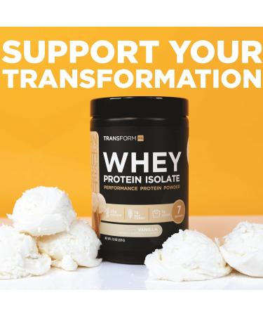 TransformHQ Whey Protein Isolate - Chocolate Flavor | 7 Servings Performance Protein Powder for Enhanced Gains - Buy Online on GoSupps.com