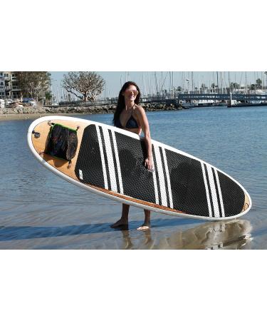 SUP-NOW Paddleboard Deck Bag with Waterproof Phone Case Black Trim w/ Bungee & 4 Clips - Buy Online on GoSupps.com