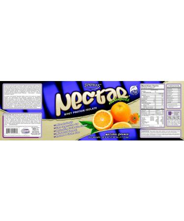 Syntrax Nectar Naturals - Natural Orange | Premium Protein Supplement for International Shipping - Buy Online on GoSupps.com