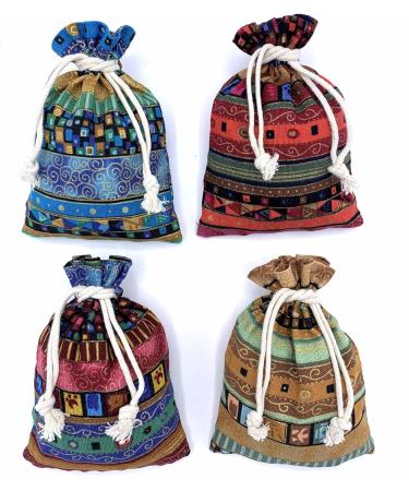 Buy Colorful Gemstone Set | Natural Drumstones in Fabric Bag | Real Gemstone Mix (1-1.5cm) - International Shipping Available - Buy Online on GoSupps.com