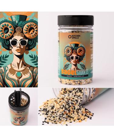 Bagel Goddess Sprinkles - Versatile Bagel Seasoning Blend - Crunchy Topping for Bagels, Salads, and Veggies - 160g - Buy Online on GoSupps.com