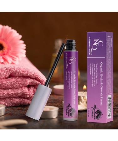 Eyelash Growth Serum | Organic Lash Enhancer for Longer Thicker & Fuller Lashes - 5ml - Buy Online on GoSupps.com