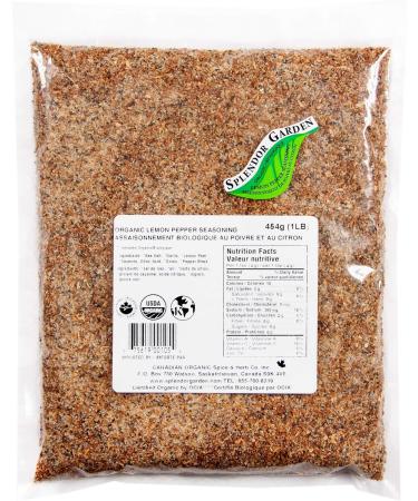 Splendor Garden organic Lemon Pepper Seasoning 454.0 Gram 454 g (Pack of 1) - Buy Online on GoSupps.com
