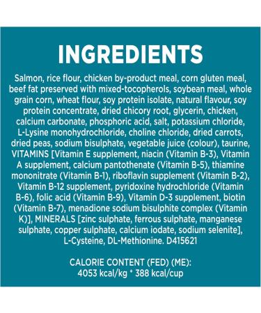 Purina ONE Dry Cat Food Salmon & Rice Formula - 3 kg Bag 3 kg (Pack of 1) - Buy Online on GoSupps.com