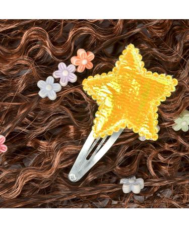 Hotop 50 Pack Snap Hair Clips | Hair Barrettes for Kids, Girls, and Women | 50mm (Silver) - Buy Online on GoSupps.com
