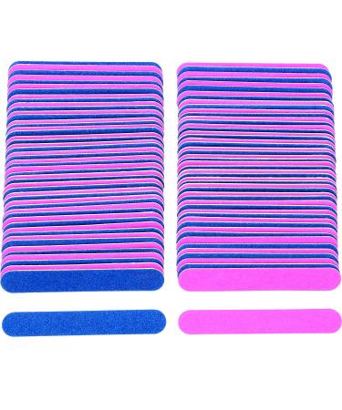 100 Pieces Emery Boards for Nails Disposable Nail Files Double Sided Manicure Tools (2 inch) 3 Inch (Pack of 100)