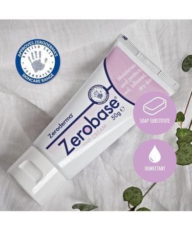 Zeroderma Zerobase Emollient Cream 50g - Moisturizing and Protecting Dry Skin - Buy Online on GoSupps.com