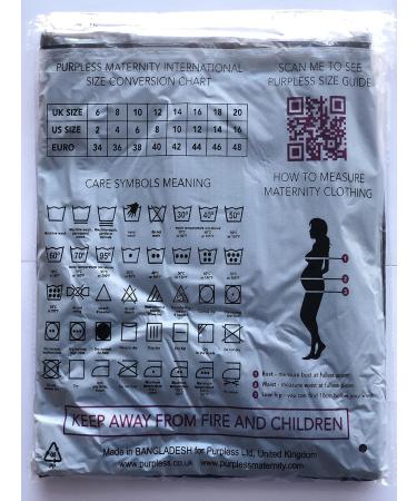 Purpless Maternity Sleeveless V-Neck Lace Detail Nightdress 4141n - Plum Melange - Buy Online on GoSupps.com