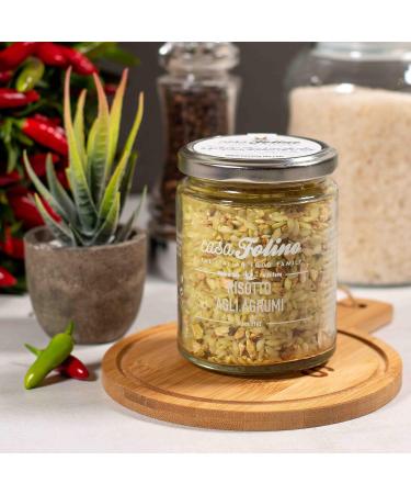  CasaFolino Sibari Carnaroli Rice Orange Rice 200g in a reusable glass jar Genuine product ready in minutes - 100% Made in Italy - Buy Online on GoSupps.com