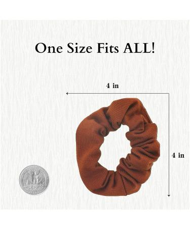 Set of 2 Camel Brown Hair Ties - Stylish & Durable Hair Accessories for All Hair Types - Buy Online on GoSupps.com