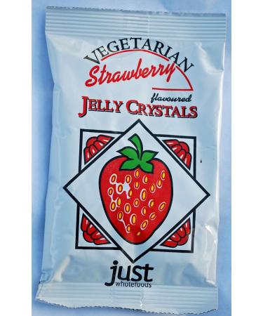 Vegetarian Strawberry Flavoured Jelly Crystals 85g - Buy Online on GoSupps.com