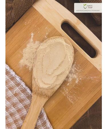 Organic Way Premium Ashwagandha Root Powder (Withania somnifera) - Organic & Kosher Certified | Vegan | Non GMO & Gluten Free | USDA Certified | Origin - India (1/2 Lbs / 8Oz) 8 Ounce (Pack of 1) - Buy Online on GoSupps.com