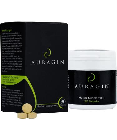 Auragin Korean Red Ginseng Tablets - 100% Authentic 6-Year Roots from Korea - Buy Online on GoSupps.com