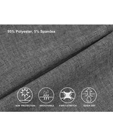 Little Donkey Andy Women's 9 Inseam Golf Shorts - Lightweight Quick Dry Hiking Shorts - Zippered Pockets - Gray Heather Large - Buy Online on GoSupps.com