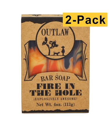 Fire in the Hole Handmade Soap - Campfire and Gunpowder Scent - Unisex Natural Soap - Buy Online on GoSupps.com