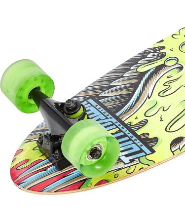 Tony Hawk 31 Complete Cruiser Skateboard | 9-Ply Maple Deck for Cruising, Carving, Tricks, and Downhill | Slime Hawk Design - Buy Online on GoSupps.com