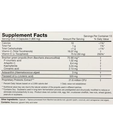 Dr. Ohhira's Propolis Plus - 30 Capsules for Immune Support & Wellness - Buy Online on GoSupps.com