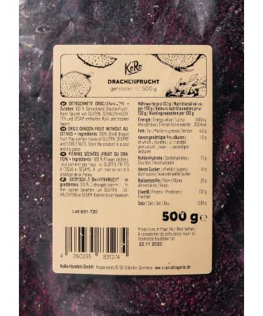 KoRo - Fruit du dragon s ch (pitaya) 500 g - Buy Online on GoSupps.com