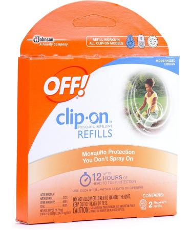 OFF! Clip-On Mosquito Repellent Refill - 12 Hours Protection (2 Count) - Buy Online on GoSupps.com