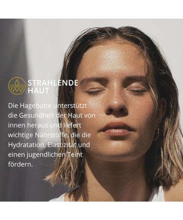 Essentiaglow Rose Hip Tablets - Vegan Skin & Hair Health | 60 Tablets for Joint Support & Flexibility | 1 Month Supply - Buy Online on GoSupps.com