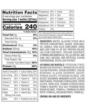 BOOST High Protein Nutritional Drink (Vanilla 6 Count (Pack of 1)) - Buy Online on GoSupps.com