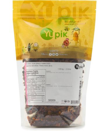Yupik Organic Sundried Tomatoes Julienne Slices 1 kg Non-GMO Gluten-Free Vegan Kosher Dehydrated Tomatoes Sea Salted Sulphites-Free Source of Fiber Savory Ingredient Ideal for Cooking 1 kg (Pack of 1) - Buy Online on GoSupps.com